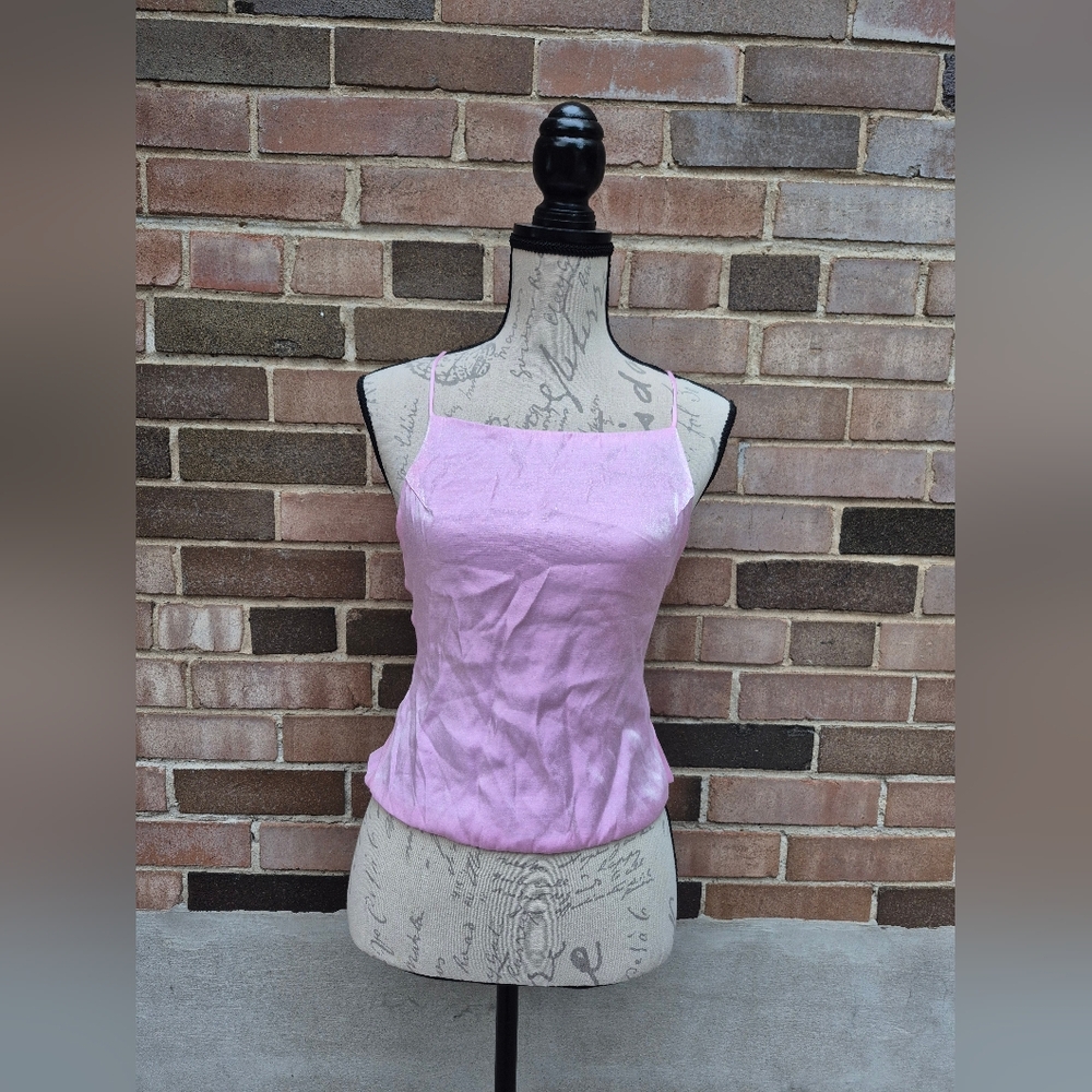 Y2K Le Chateau Laceup Back Strappy Top S